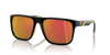 Scuderia Ferrari Square Sunglasses Black Frame Red Lens FZ6002U 501/6Q