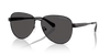 Michael Kors Biarritz Sunglasses Pilot Black Frame Grey Lens MK1160 100587