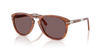 Persol Men's Steve McQueen Sunglasses Terra Di Siena Frame Violet Lens PO0714SM 96/53