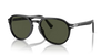 Persol Men's Pilot Sunglasses Black Frame Green Lens PO3235S 95/31