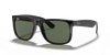 Ray-Ban Justin Sunglasses Black Frame Dark Green Lens RB4165 601/71
