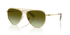 Swarovski Ladies Sunglasses Pilot Gold Frame Brown Lens SK7031 4017E8