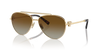 Tiffany & Co. Ladies Pilot Sunglasses Gold Frame Brown Lens TF3101B 6208T5