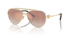Tiffany & Co. Ladies Pilot Sunglasses Pale Gold Frame Pink Lens TF3101B 62093N