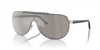 Versace Sunglasses Pilot Silver Frame Grey Mirror Lens VE2140 10006G