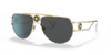 Versace Sunglasses Pilot Gold Frame Grey Lens VE2225 100287