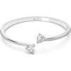 Swarovski Mesmera Attract Double Heart Bangle White 5535354