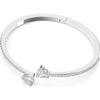 Swarovski Mesmera Attract Double Heart Bangle White 5535354