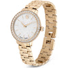 Swarovski Matrix 3-Link Ladies Watch Champagne Gold 5715026
