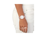 Coach Elliot Ladies Silver Pink Leather Watch 14504199