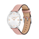 Coach Elliot Ladies Silver Pink Leather Watch 14504199