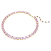 Swarovski Millenia Tennis Necklace Purple Gradient 5705754