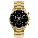 Vincero Chrono S Men’s Gold/Black Stainless Steel Chronograph Watch