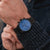 Chrono S Matte Black Stainless Steel Blue Dial Chronograph Watch