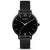 Vincero Eros Ladies Black Minimalist Stainless Mesh Watch - WATCHES