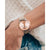 Vincero Eros Petite Ladies Rose Gold Minimalist Stainless Mesh Watch - WATCHES