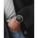 Vincero Kleio Ladies Black/Rose Gold Chronograph Italian Leather Watch - WATCHES