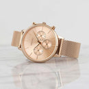 Vincero Kleio Ladies Rose Gold Chronograph Mesh Watch