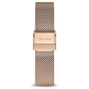 Marble Ladies Italian Marble Dial Rose Gold Mesh Watch