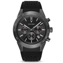 Vincero Rogue Mens Black Silicone Sapphire Chronograph Watch