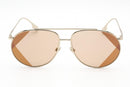 Burberry Alice Sunglasses Ladies Aviator Brown Lens BE3138-110993 - WatchStatus Ltd