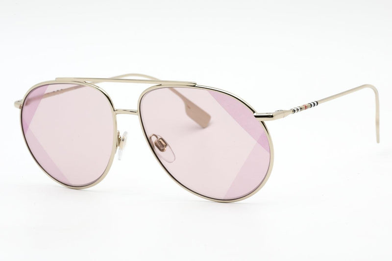 Burberry BE3138 Alice Ladies Aviator Pink Len's Sunglasses 110984 - WatchStatus Ltd