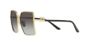 Dolce & Gabbana Square Sunglasses Gold Frame Grey Lens DG2279 02/8G