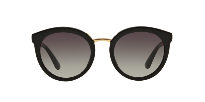 Dolce & Gabbana Round Sunglasses Black Frame DG4268 501/8G