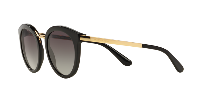 Dolce & Gabbana Round Sunglasses Black Frame DG4268 501/8G
