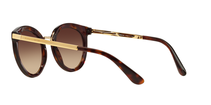 Dolce & Gabbana Round Sunglasses Havana Frame DG4268 502/13
