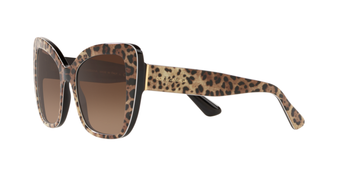 Dolce & Gabbana Butterfly Sunglasses Leopard Frame DG4348 316313