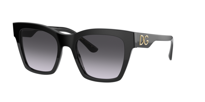 Dolce & Gabbana Square Sunglasses Black Frame DG4384 501/8G