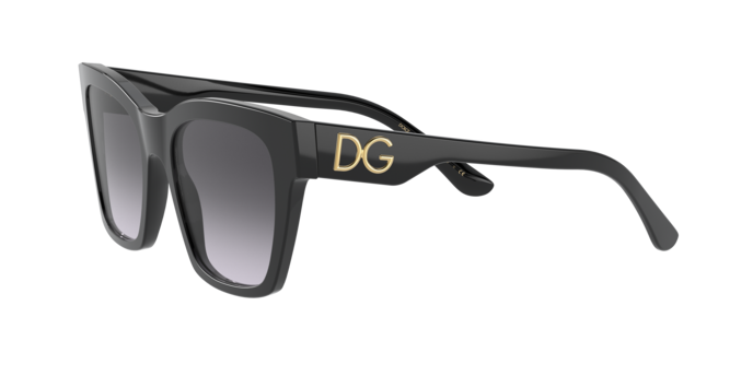 Dolce & Gabbana Square Sunglasses Black Frame DG4384 501/8G