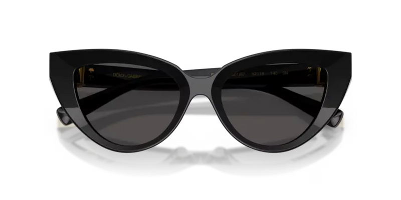 Dolce & Gabbana Cat-Eye Sunglasses Black Frame DG4497 501/87