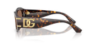 Dolce & Gabbana Oval Sunglasses Havana Frame DG4502 502/73