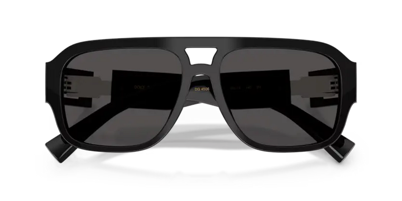 Dolce & Gabbana Pilot Sunglasses Black Frame DG4506 501/87