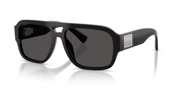 Dolce & Gabbana Pilot Sunglasses Black Frame DG4506 501/87