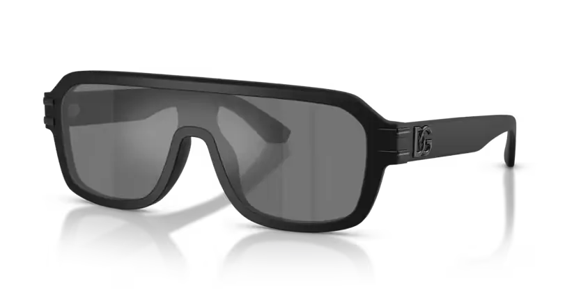 Dolce & Gabbana Pilot Sunglasses Matte Black DG4507 25256G