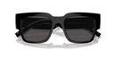 Dolce & Gabbana Square Injected Sunglasses Black Frame DG6184 501/87