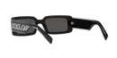 Dolce & Gabbana Rectangle Sunglasses Black Frame DG6187 501/87