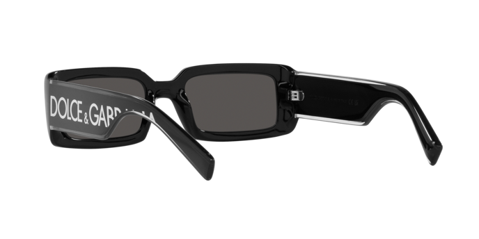 Dolce & Gabbana Rectangle Sunglasses Black Frame DG6187 501/87