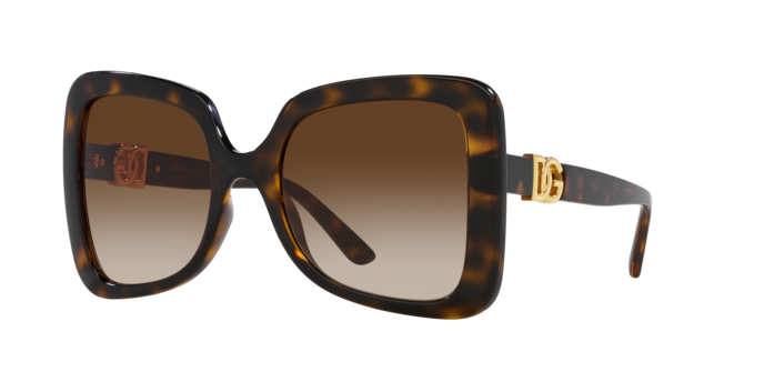 Dolce & Gabbana Butterfly Sunglasses Havana Frame DG6193U 502/13