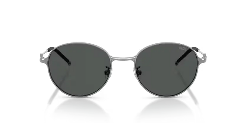 Diesel Sunglasses Oval Gunmetal Frame Grey Lens DL1012D 100387