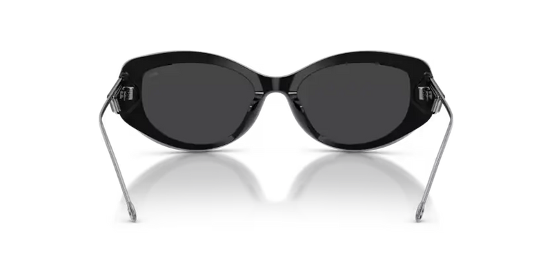 Diesel Sunglasses Oval Black Frame Mirror Lens DL2001MU 701/6G