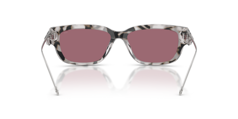 Diesel Sunglasses Rectangle Grey Tortoise Frame Red Lens DL2002MU 721/B5