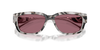 Diesel Sunglasses Rectangle Grey Tortoise Frame Red Lens DL2002MU 721/B5 Diesel