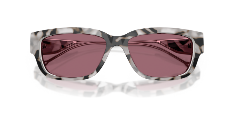 Diesel Sunglasses Rectangle Grey Tortoise Frame Red Lens DL2002MU 721/B5