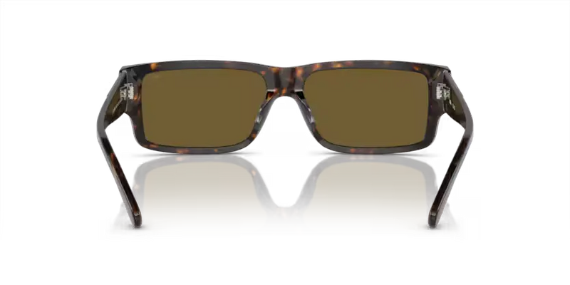 Diesel Sunglasses Rectangle Dark Havana Frame Brown Lens DL2003 713/73