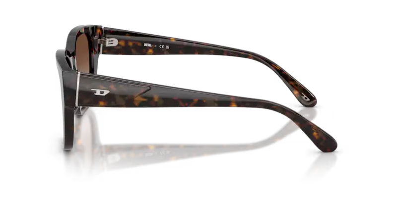 Diesel Sunglasses Square Havana Yellow Frame DL2005 202213