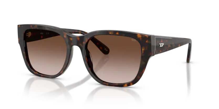 Diesel Sunglasses Square Havana Yellow Frame DL2005 202213